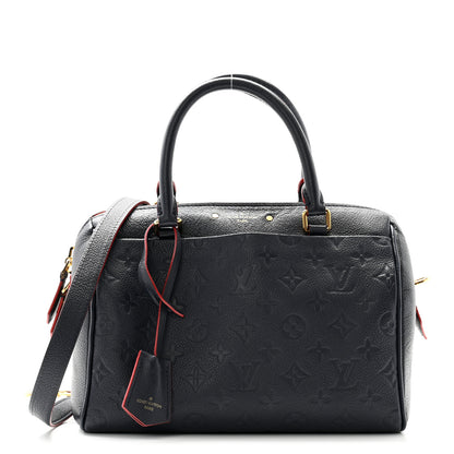 Louis Vuitton Empreinte Speedy Bandouliere 25 NM Marine Rouge 1 of 13