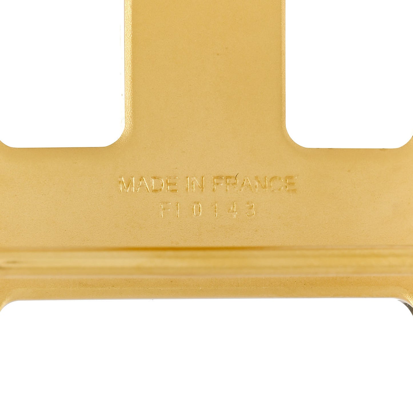 Martelee 32mm H Belt Buckle Gold