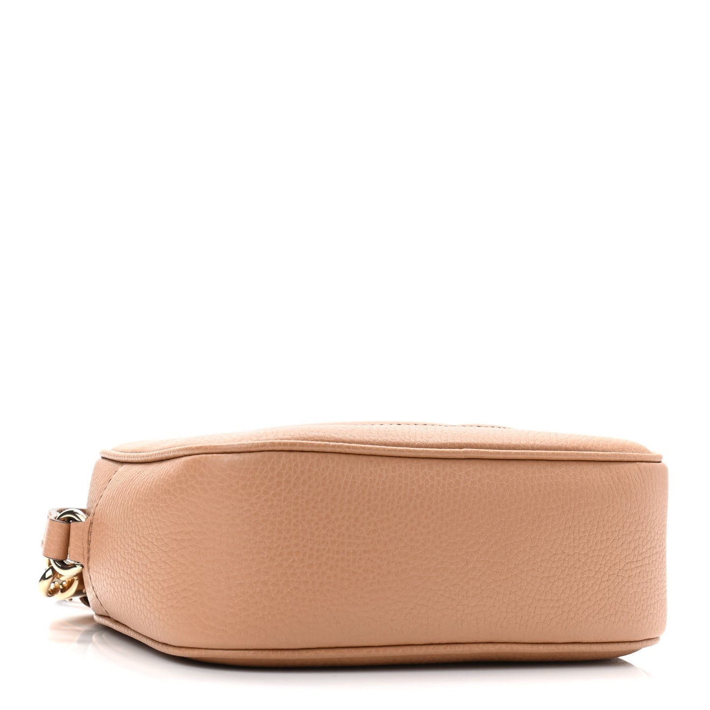 Pebbled Calfskin Small Soho Disco Bag Camelia