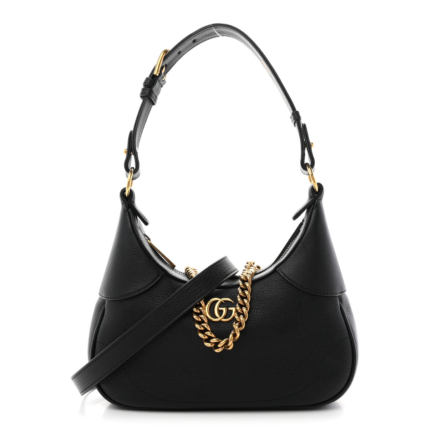 Gucci Goatskin Small Aphrodite Shoulder Bag Black 1 of 10