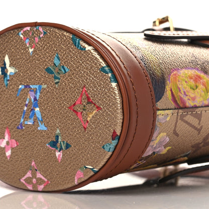 Louis Vuitton Metallic Monogram LV Garden Nano Bucket Bag Gold 10 of 10