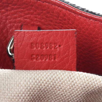 Gucci Pebbled Calfskin Medium Soho Chain Shoulder Bag Tabasco Red 7 of 10