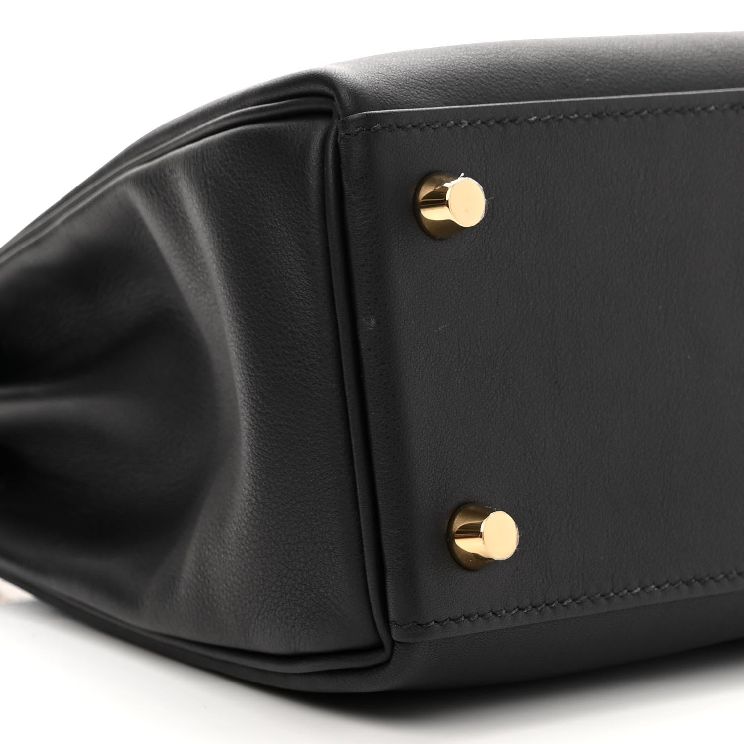 Hermes Swift Kelly Retourne 25 Black 8 of 10