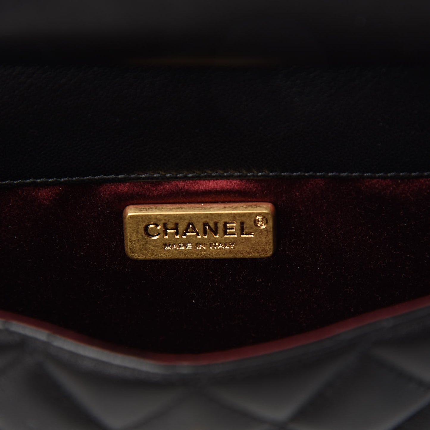 Plexiglass Lambskin Framed Flap Bag Clutch Black