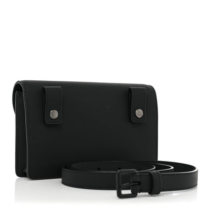 Christian Dior Ultra Matte Calfskin Saddle Belt Bag Black 3 of 13