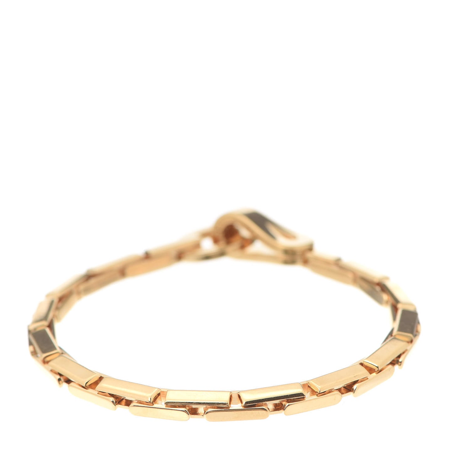 18K Yellow Gold Agrafe Link Bracelet