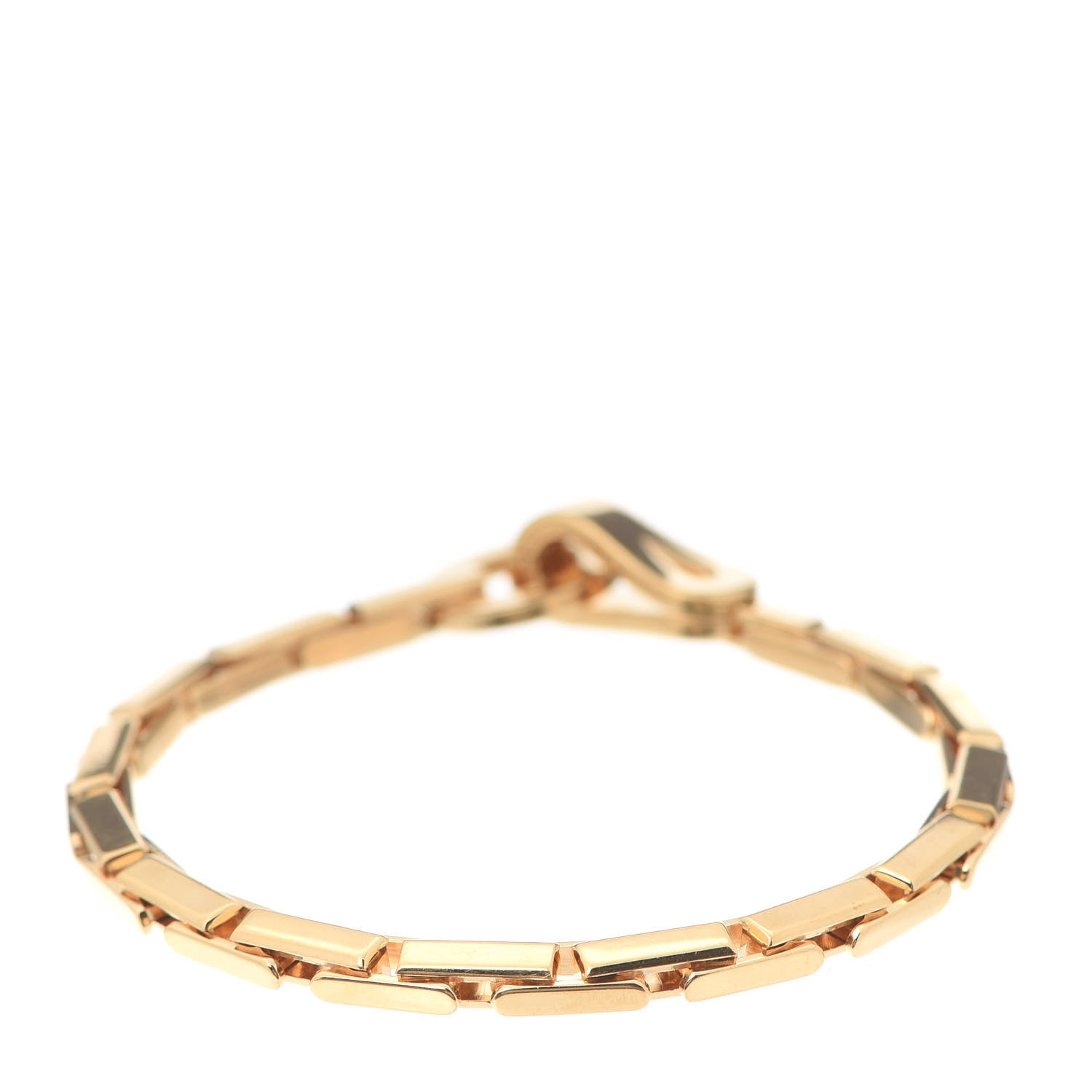 Cartier 18K Yellow Gold Agrafe Link Bracelet 3 of 4