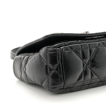 Christian Dior Calfskin Macrocannage Small Caro Bag Black 9 of 10