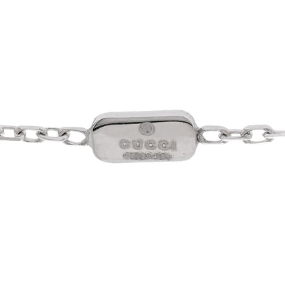 Gucci 18K White Gold Diamond Icon Twirl Pendant Necklace 4 of 4