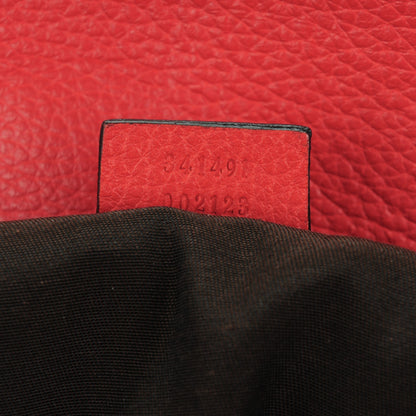 Gucci Calfskin Large D Ring Tote Orange 7 of 9
