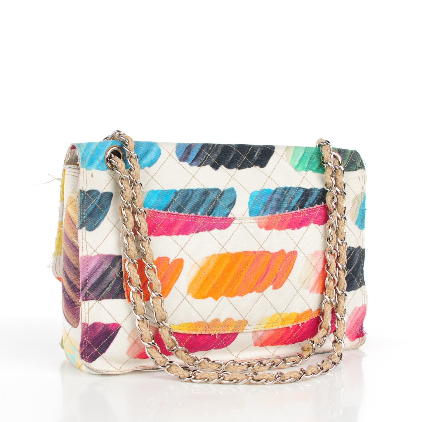 Canvas Jumbo Colorama Flap Multicolor