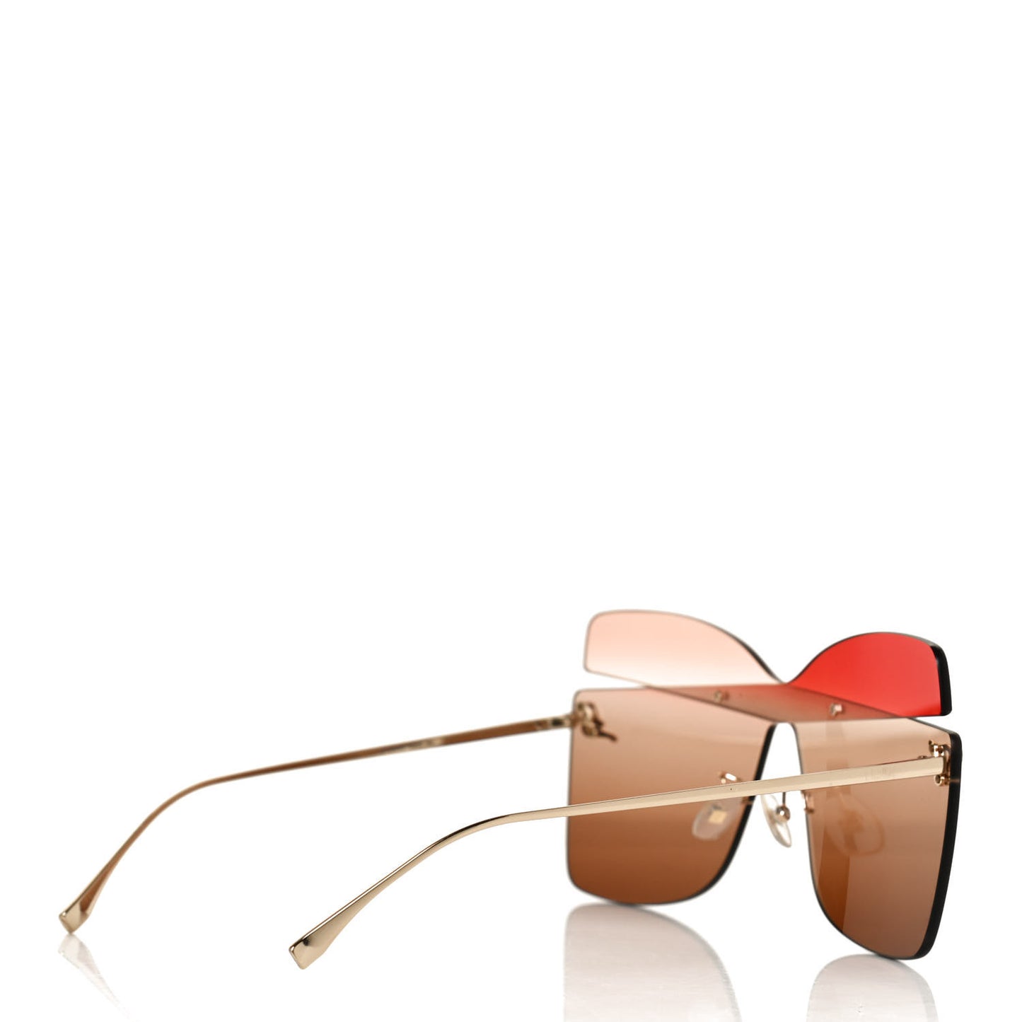 Metal Sunglasses FF0399/S Red Gold