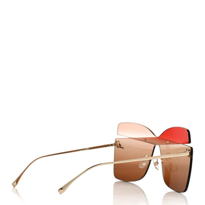 Fendi Metal Sunglasses FF0399/S Red Gold 4 of 8