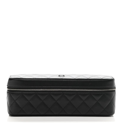 Chanel Lambskin Quilted Watch Case Black 1 of 9