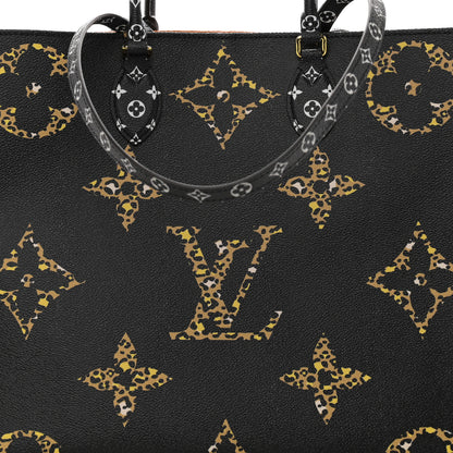 Louis Vuitton Monogram Giant Jungle Onthego GM Black 8 of 10