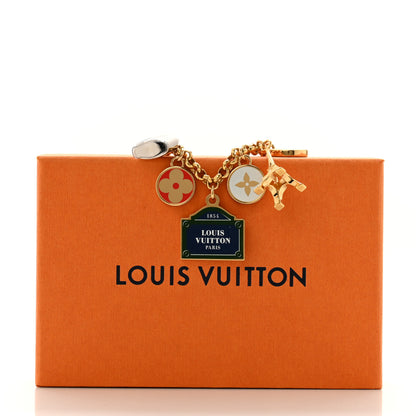 Louis Vuitton Enamel Looping Key Chain Bag Charm Multicolor 6 of 6