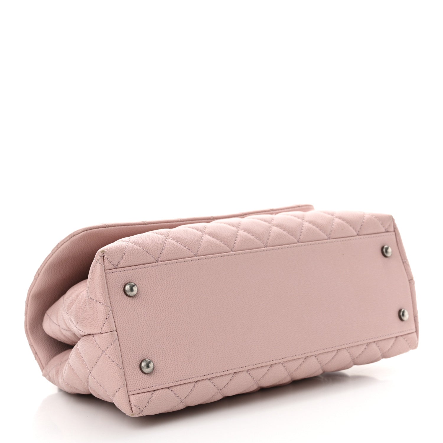 Chanel Caviar Quilted Small Coco Handle Flap Light Pink 4 of 11