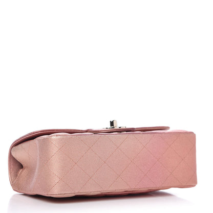 Chanel Metallic Lambskin Quilted Ombre Mini Rectangular Flap Pink 8 of 25