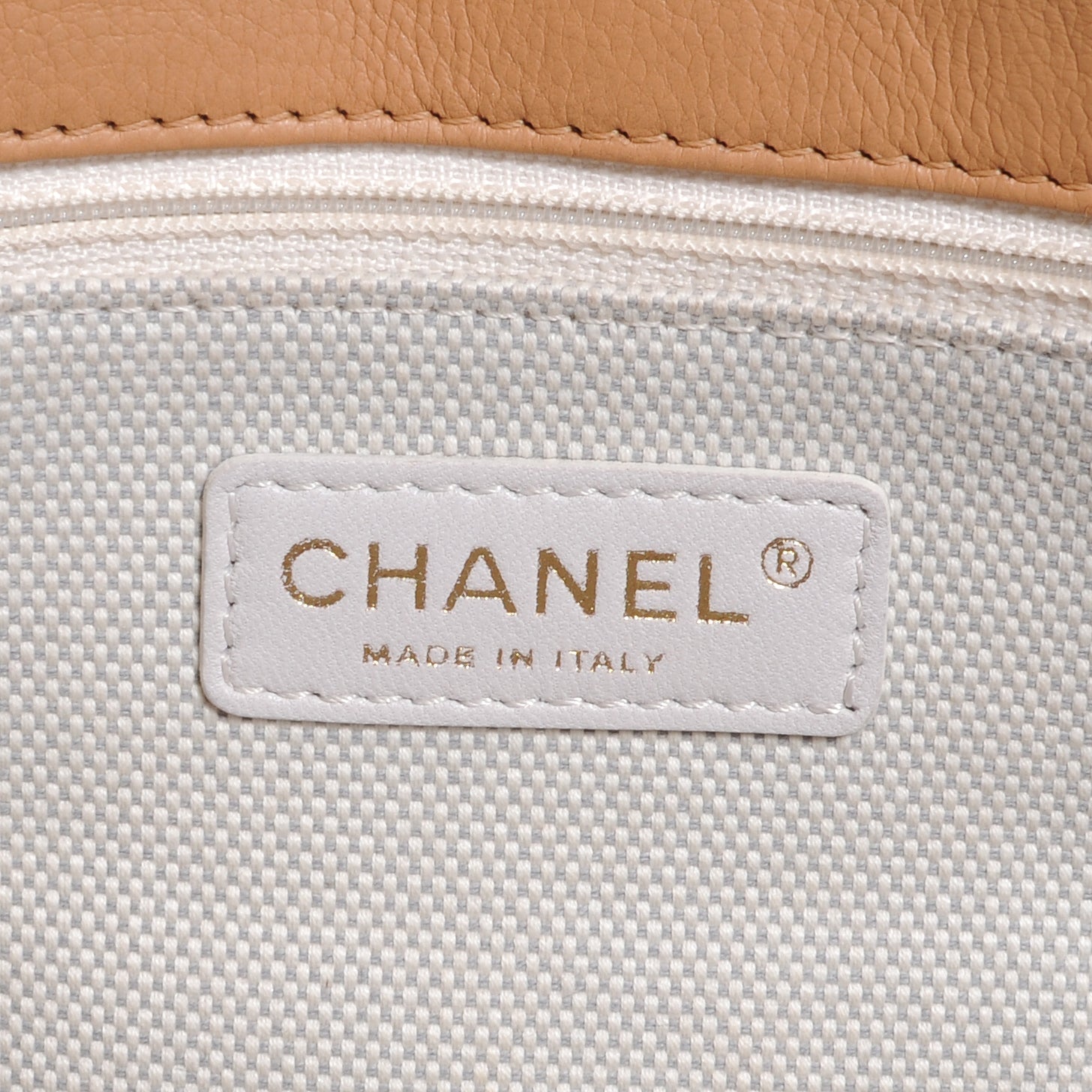 Chanel Calfskin Quilted Large Retro Chain Flap Beige 6 of 7