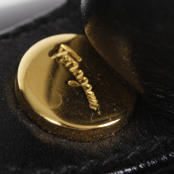 FASHIONPHILE SALVATOREFERRAGAMOLeatherKatiaBagBlack 5 of 11