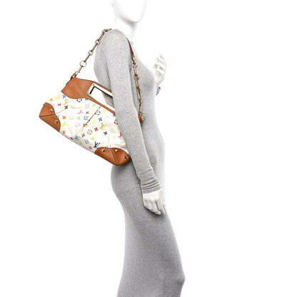 Louis Vuitton Monogram Multicolor Judy GM White 2 of 9