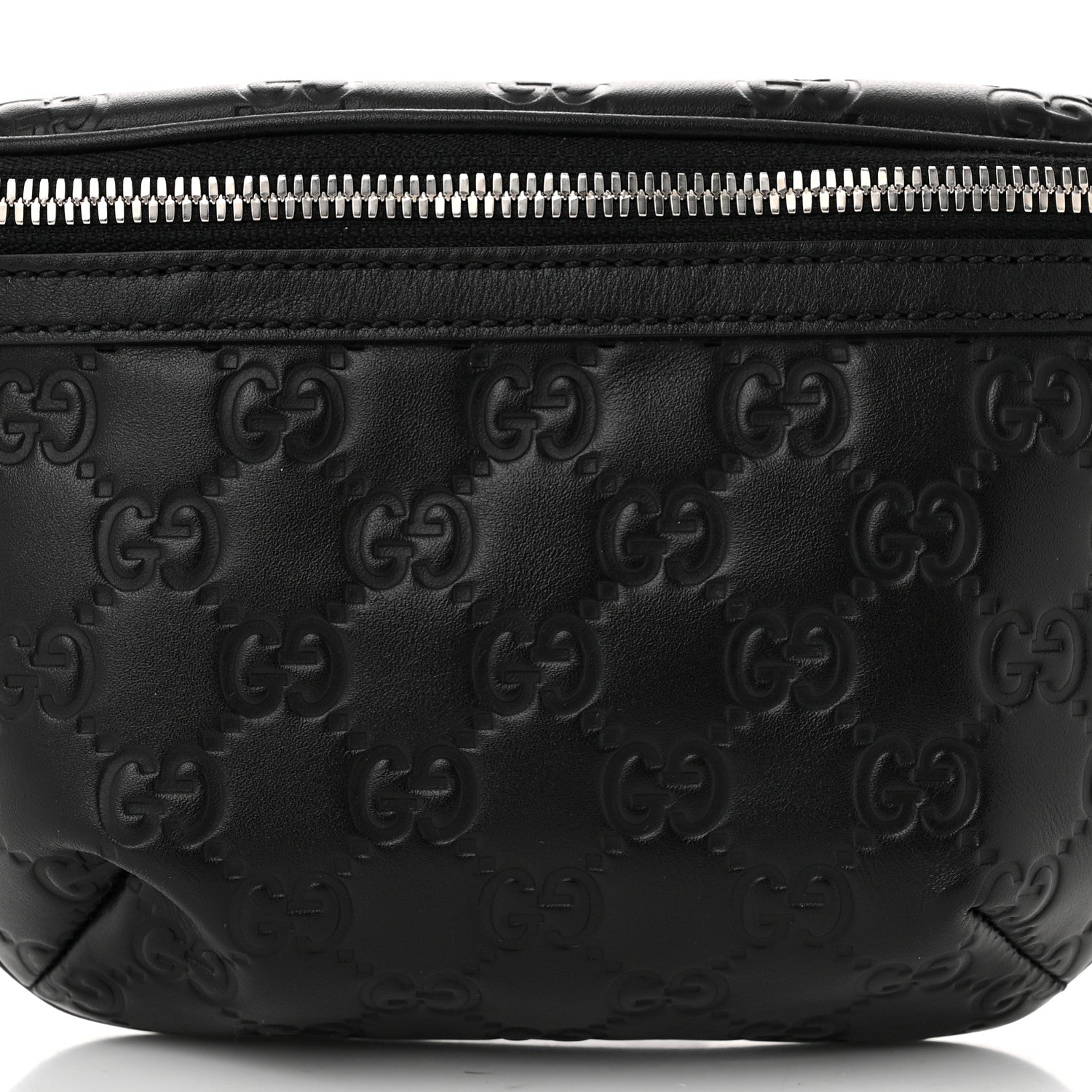 Gucci Guccissima Belt Bag Black Black 8 of 10