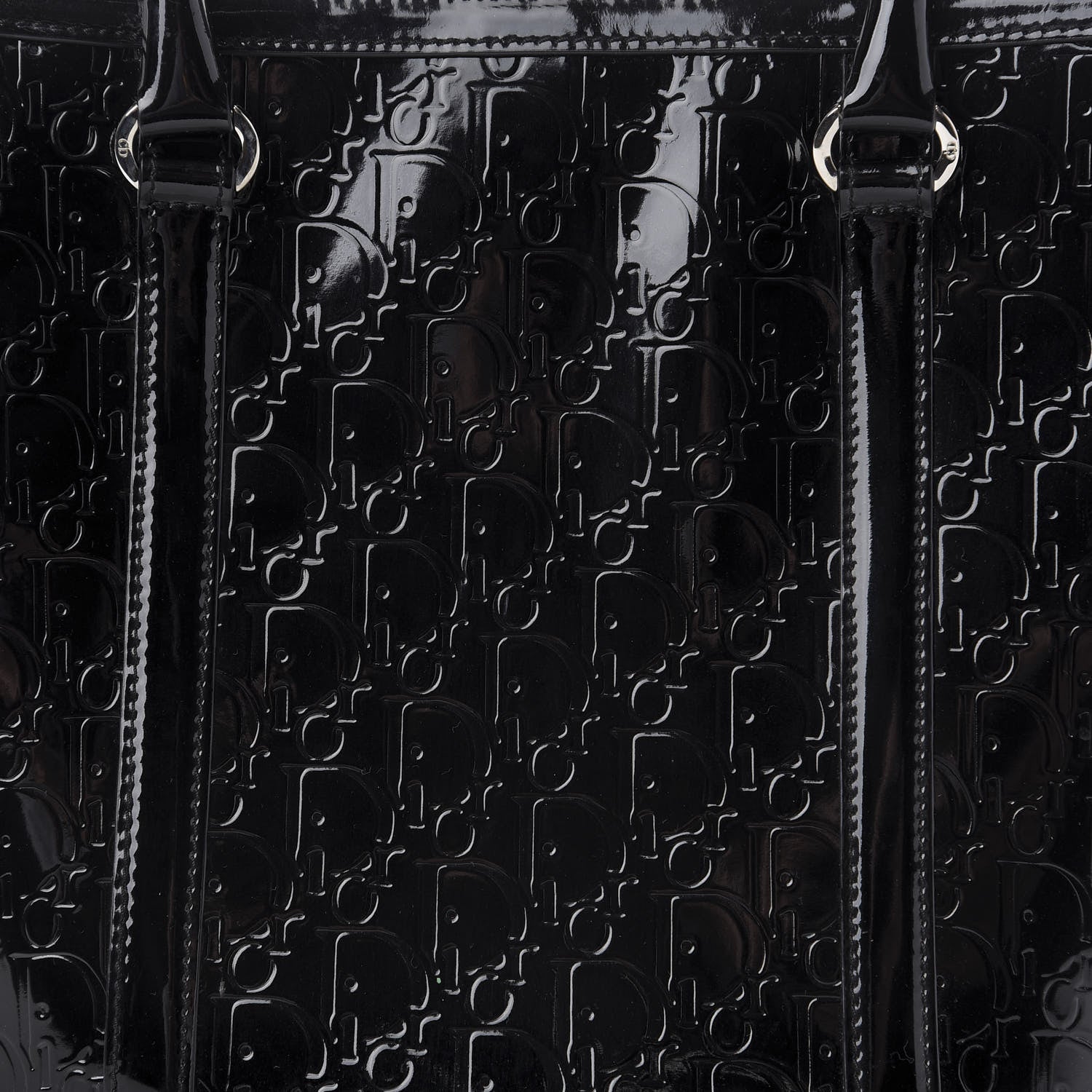 Christian Dior Patent Ultimate Tote Black 12 of 12