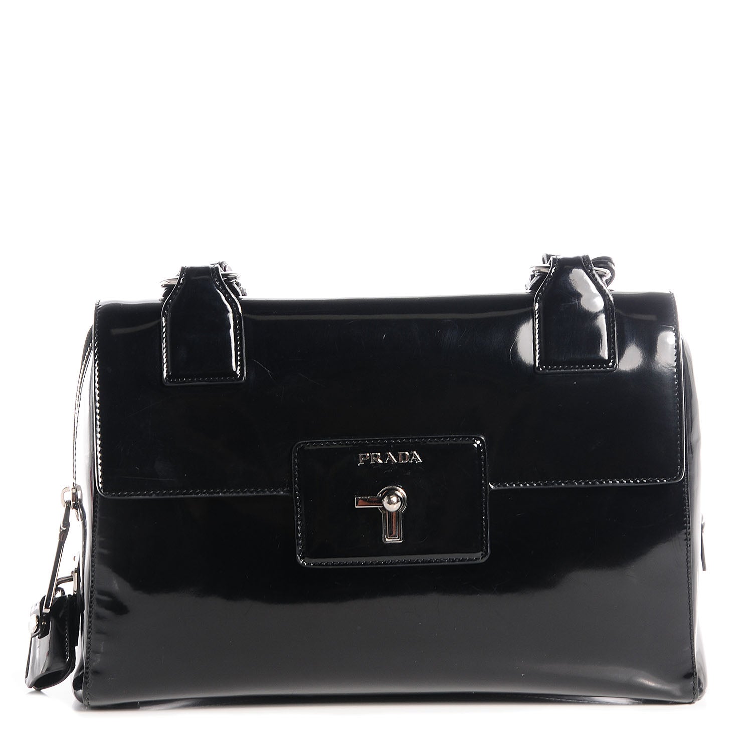 Prada Vernice Doctor Bag Black 1 of 12
