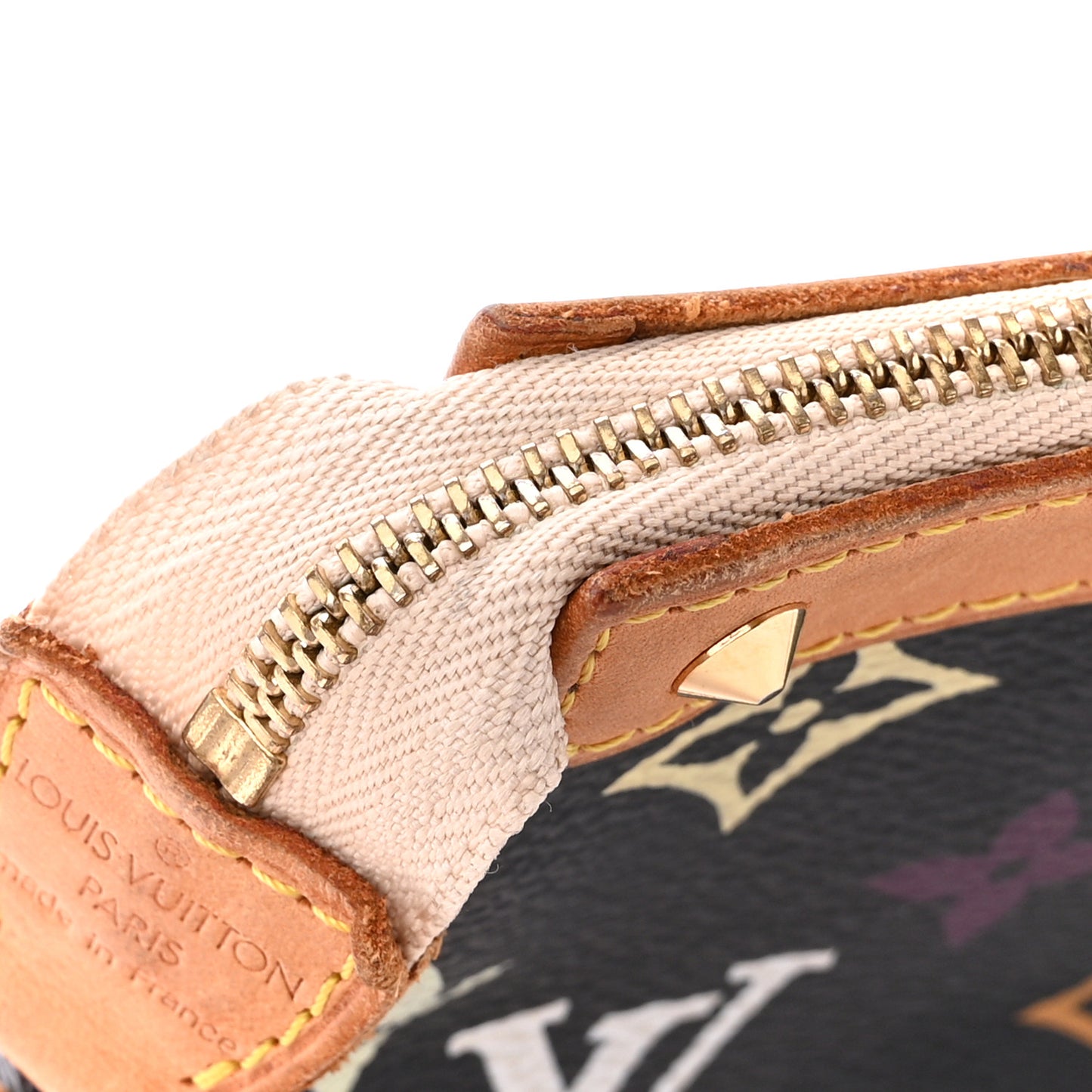LOUIS VUITTON Monogram Multicolor Pochette Accessories Black