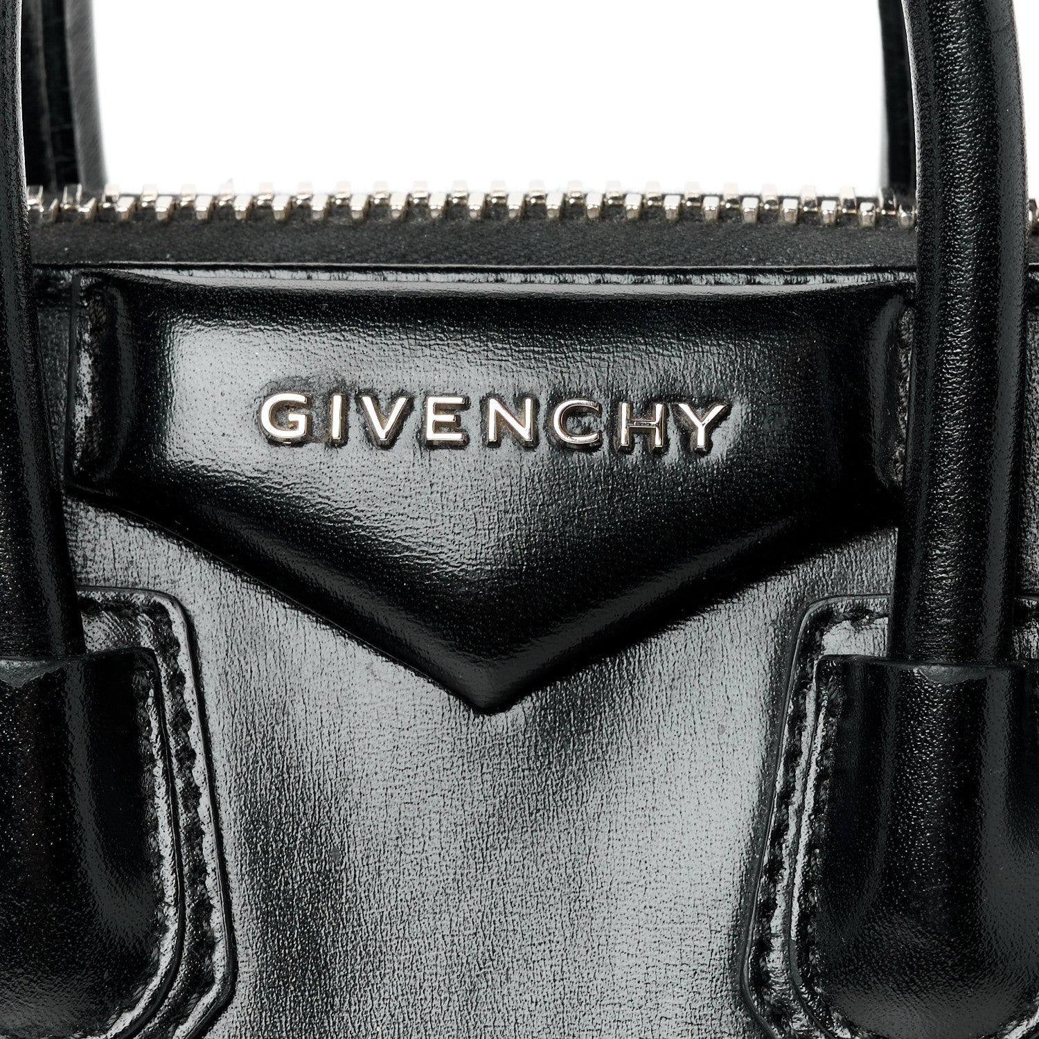 Givenchy Shiny Lord Calfskin Mini Antigona Black 8 of 10