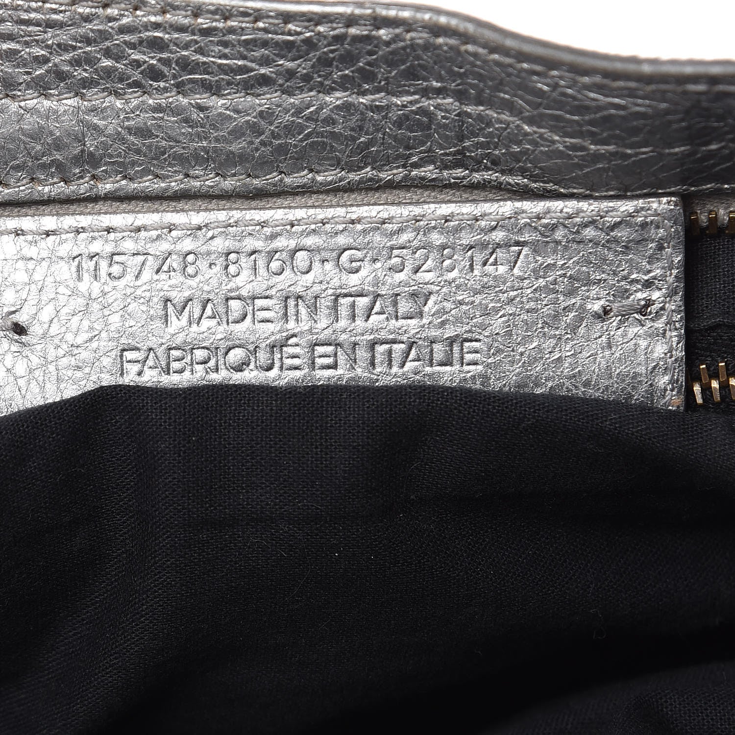 Balenciaga Agneau Classic Hardware City Gris Aluminum 7 of 11