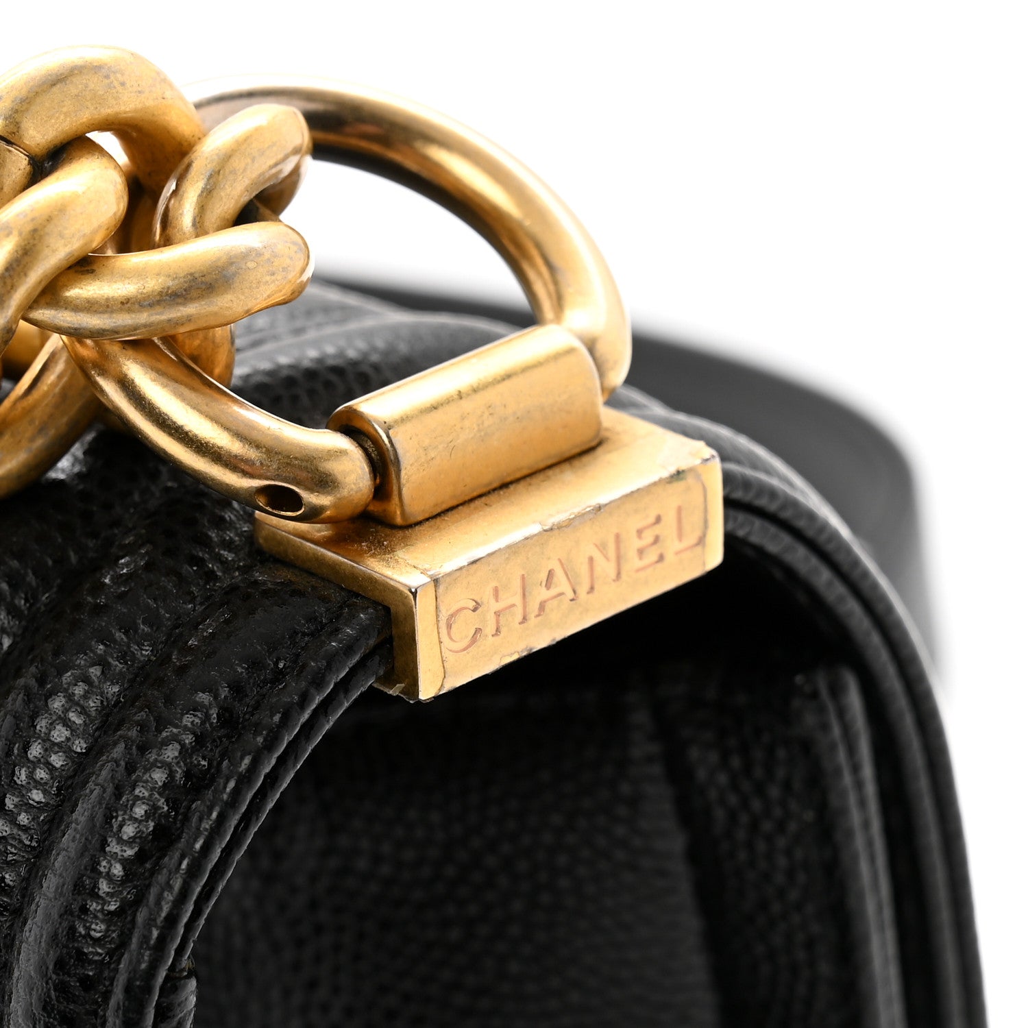 Chanel Caviar Quilted Small Boy Flap Black 14 of 15