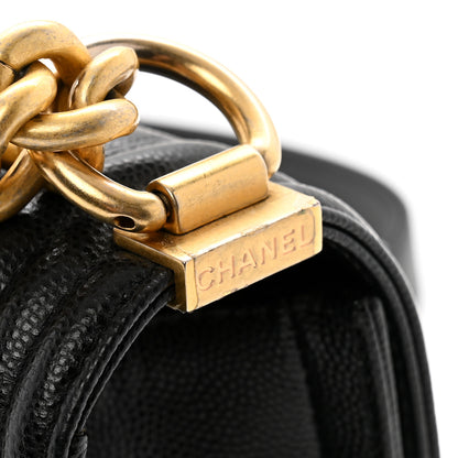 Chanel Caviar Quilted Small Boy Flap Black 14 of 15