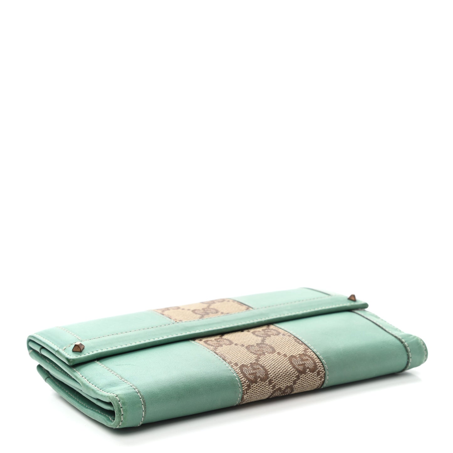 Calfskin Monogram Continental Wallet Green