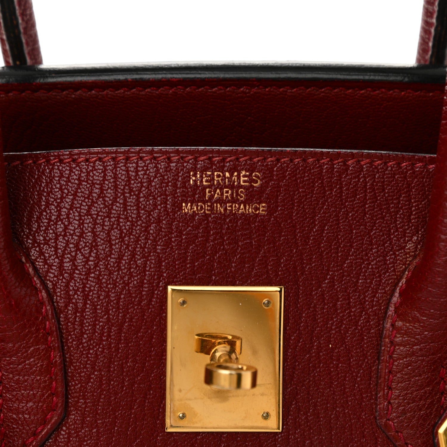 Hermes Chevre de Coromandel Birkin 35 Rouge H 6 of 20