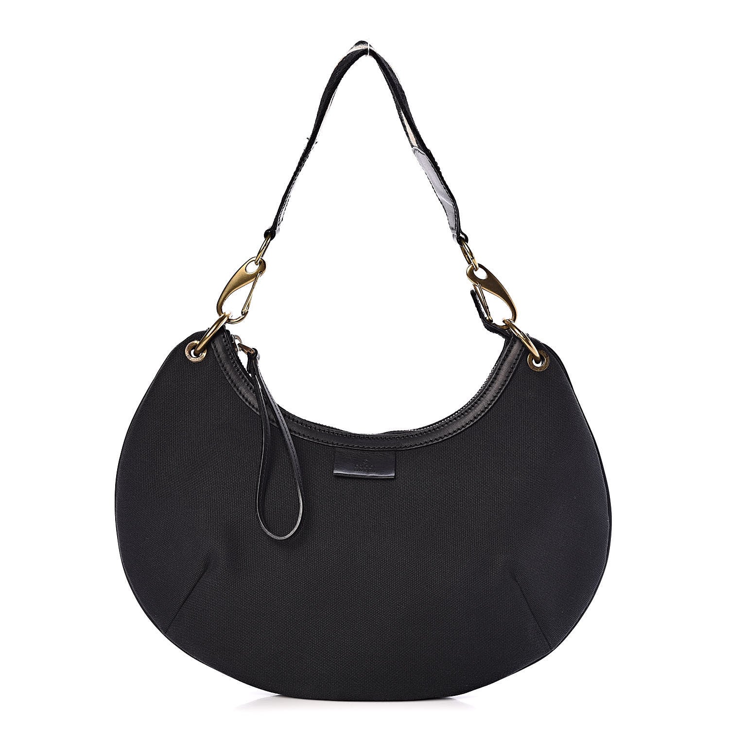 Gucci Canvas Web Hobo Black 1 of 12