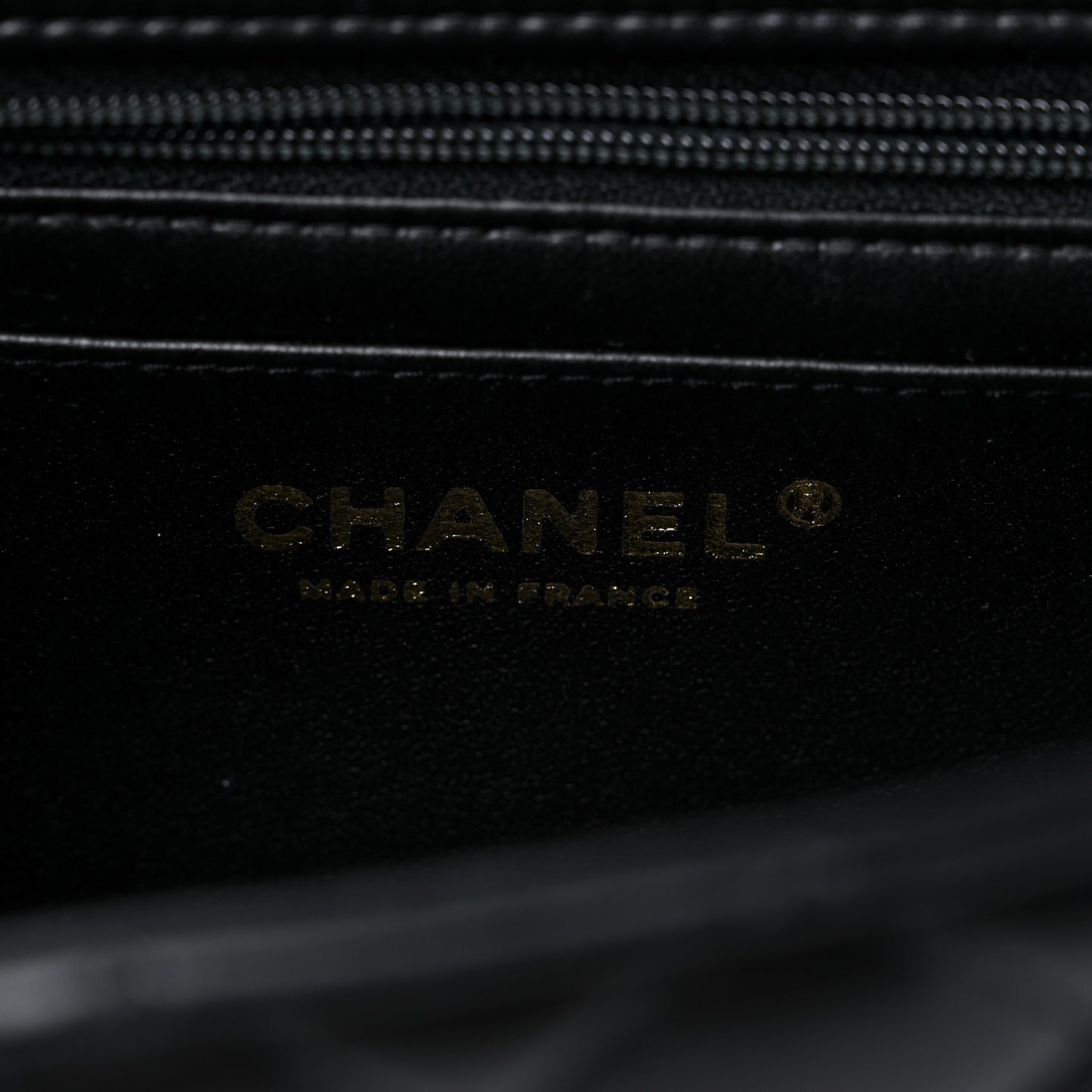 Lambskin Quilted Mini Top Handle Rectangular Flap Black