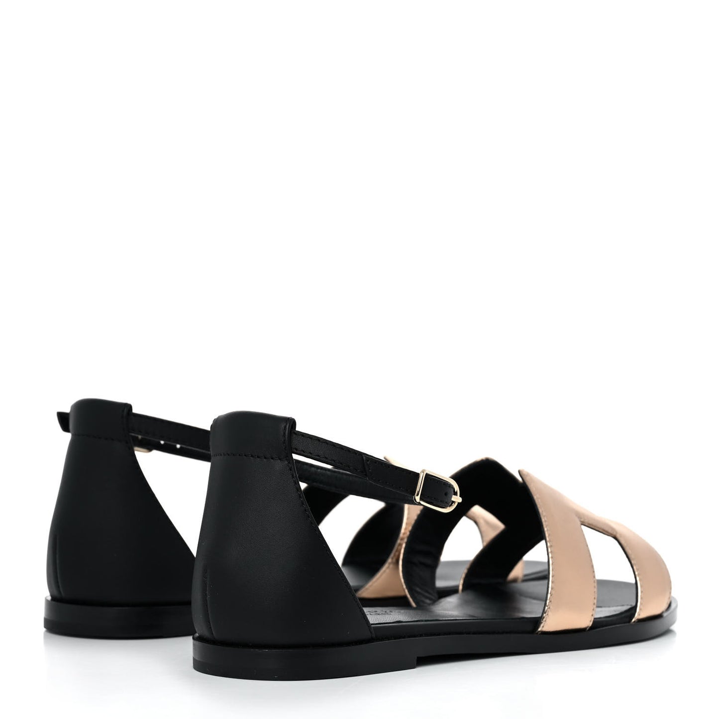 Metallic Nappa Santorini Sandals 36.5 Gold