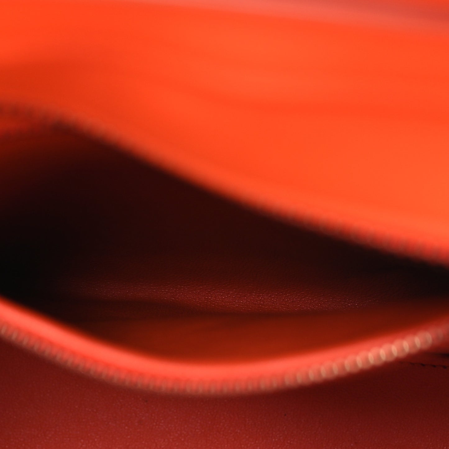 Smooth Calfskin Mini Luggage  Bright Orange
