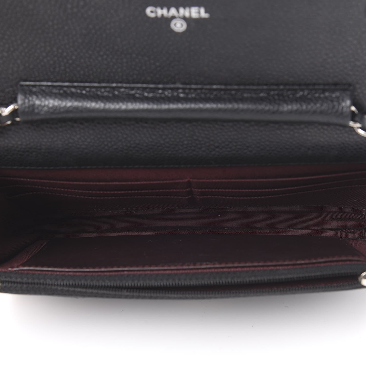 Chanel Caviar Quilted Wallet On Chain WOC Black 4 of 14