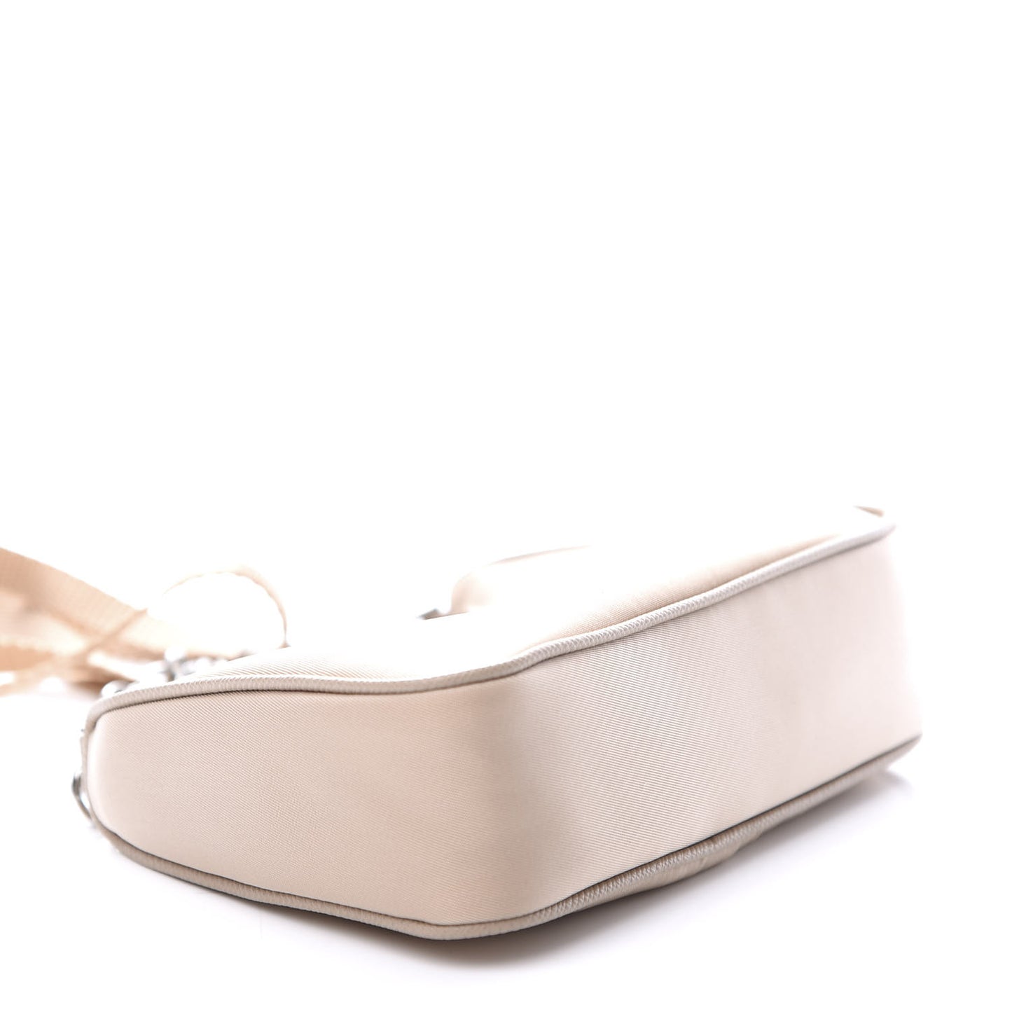 Tessuto Nylon Saffiano Mini Re-Edition 2000 Shoulder Bag Cammeo