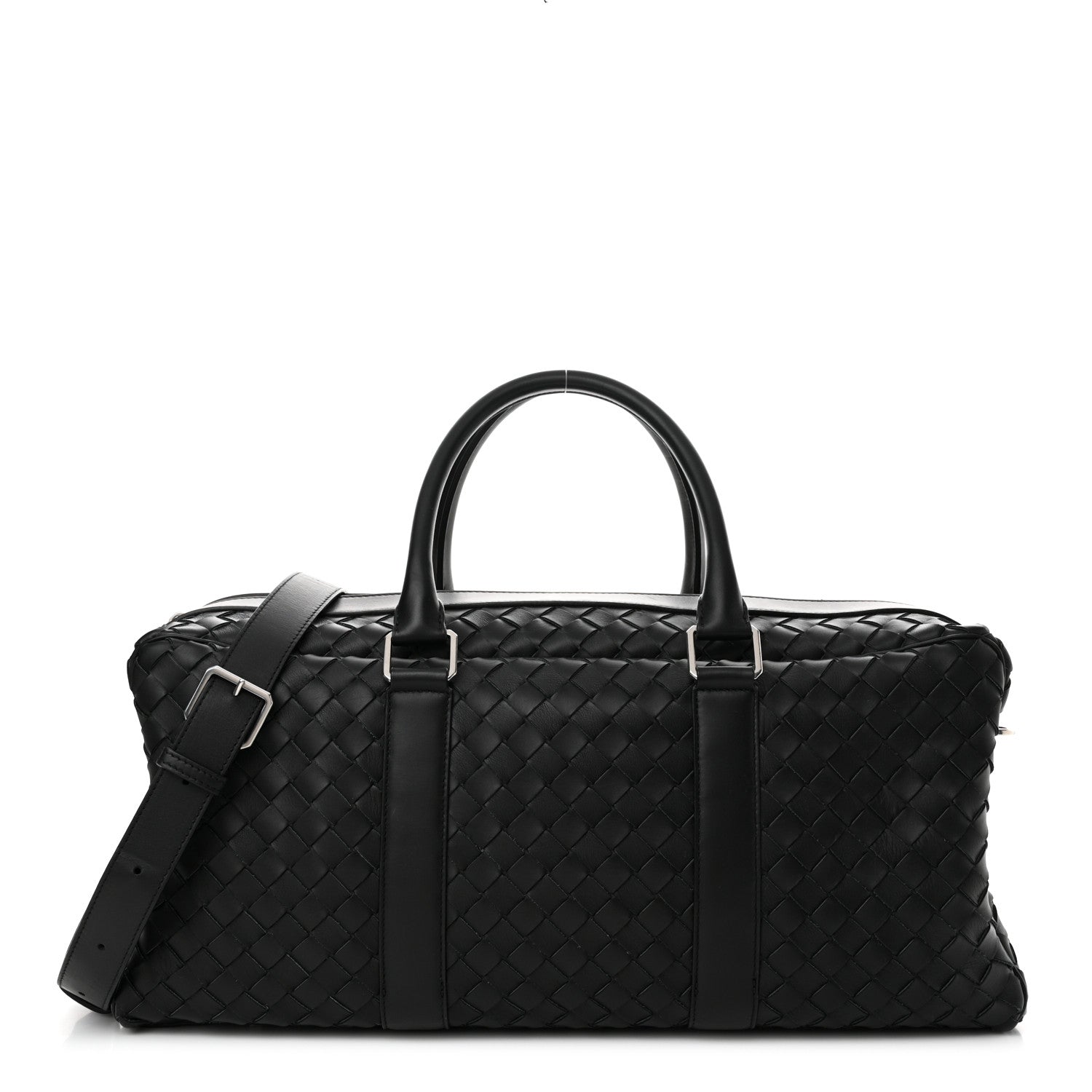 Bottega Veneta Nappa Intrecciato Gym Bag Black 1 of 11