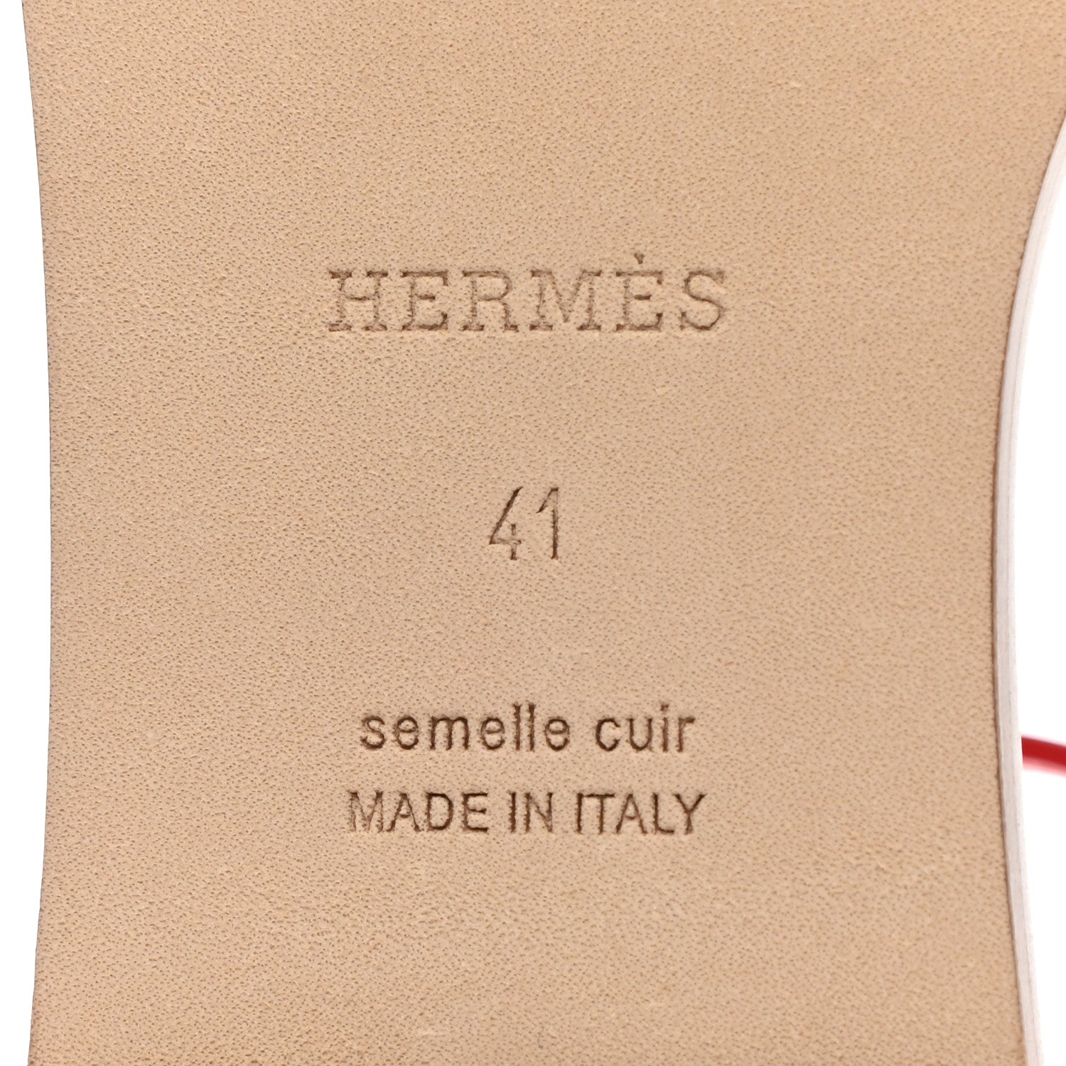 Hermes Calfskin Santorini Sandals 41 Violet Parme Rouge 6 of 9