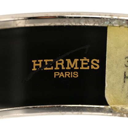 Hermes Enamel Printed Wide Brandebourgs Bracelet 65 4 of 6