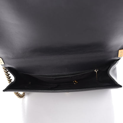 Chanel Lambskin Quilted Large Boy Flap Black 7 of 10