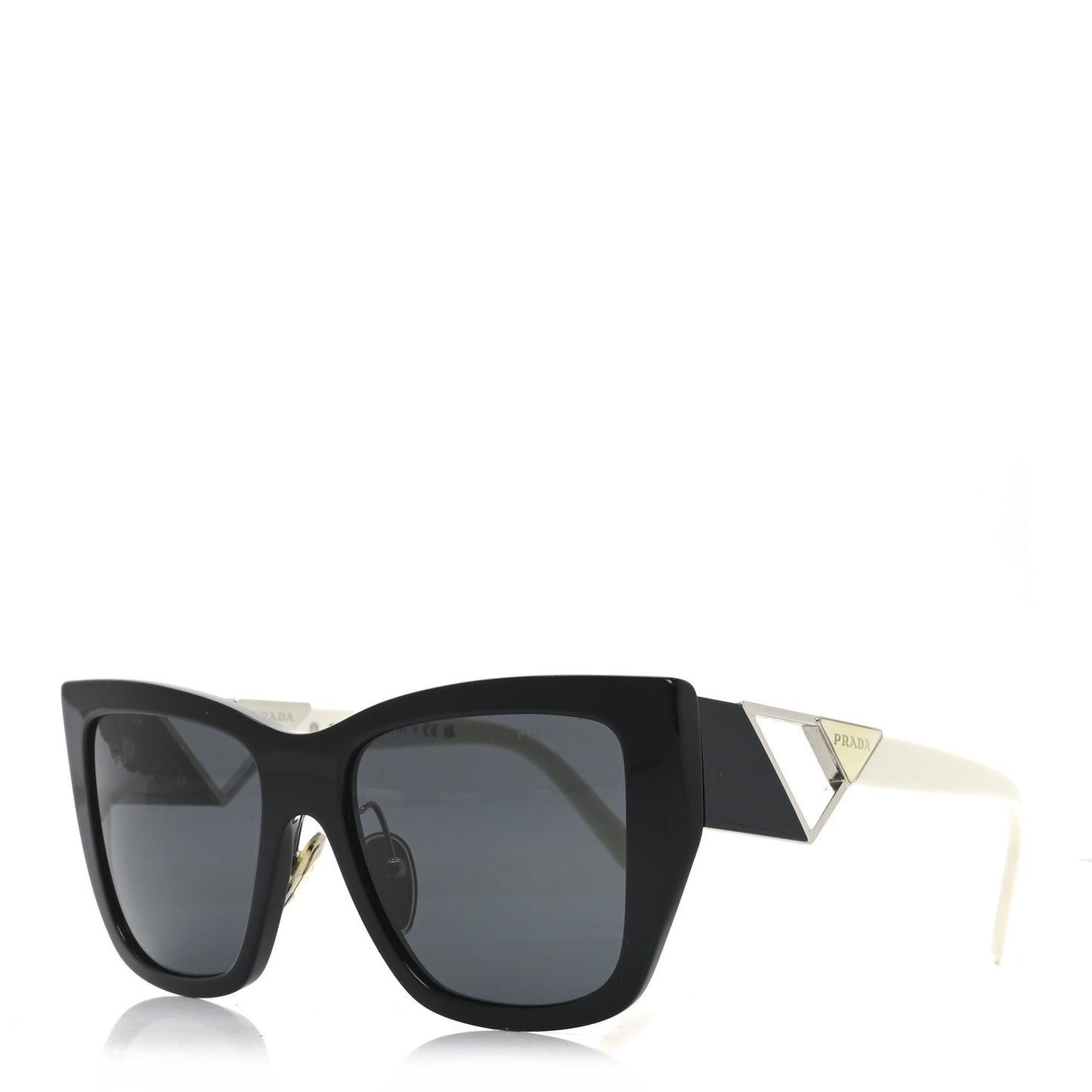 Triangle Sunglasses SPR 21Y Black White