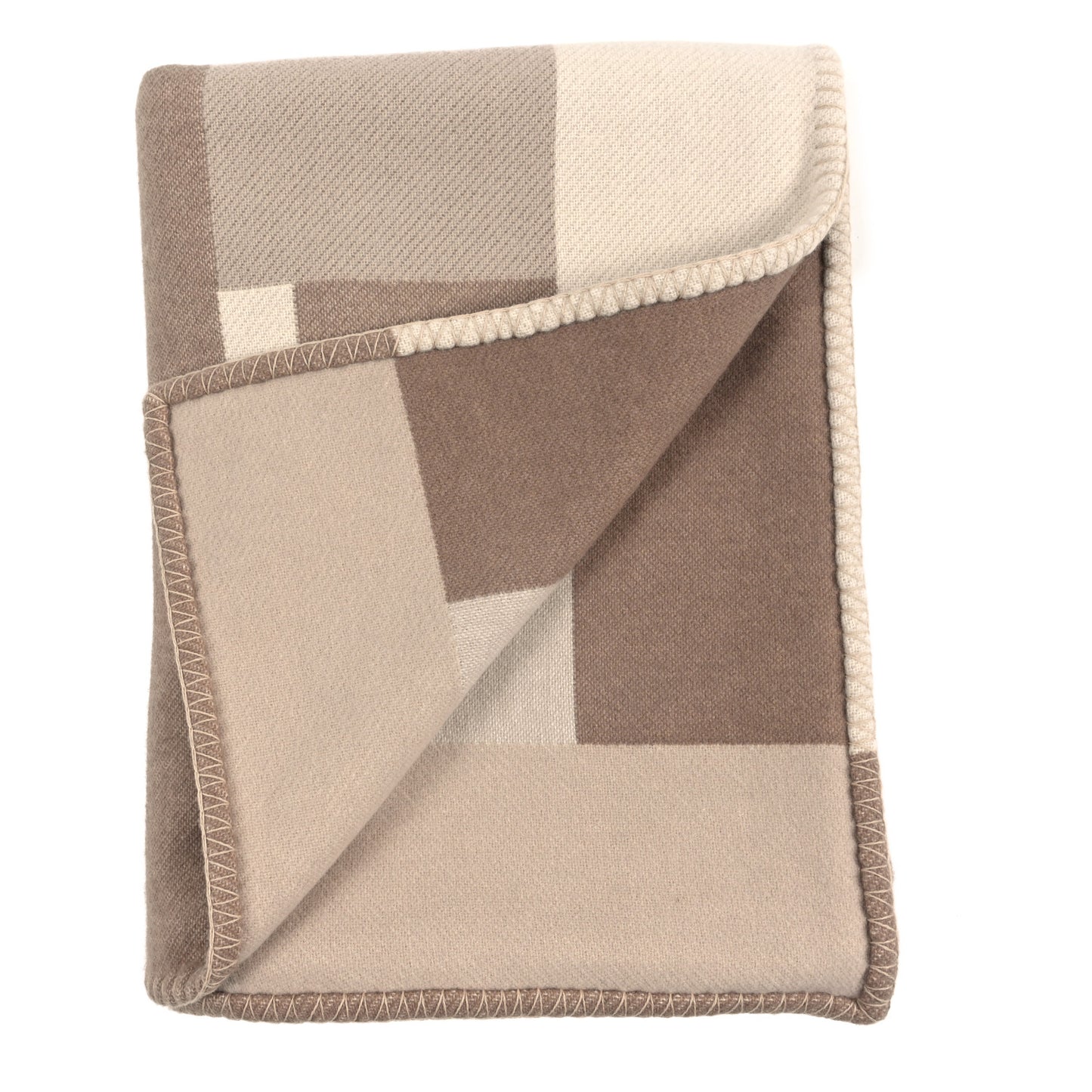 Wool Cashmere Tissage Blanket Sable