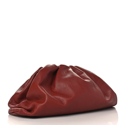 Bottega Veneta Smooth Butter Calf The Pouch Oversized Clutch Rust 3 of 9