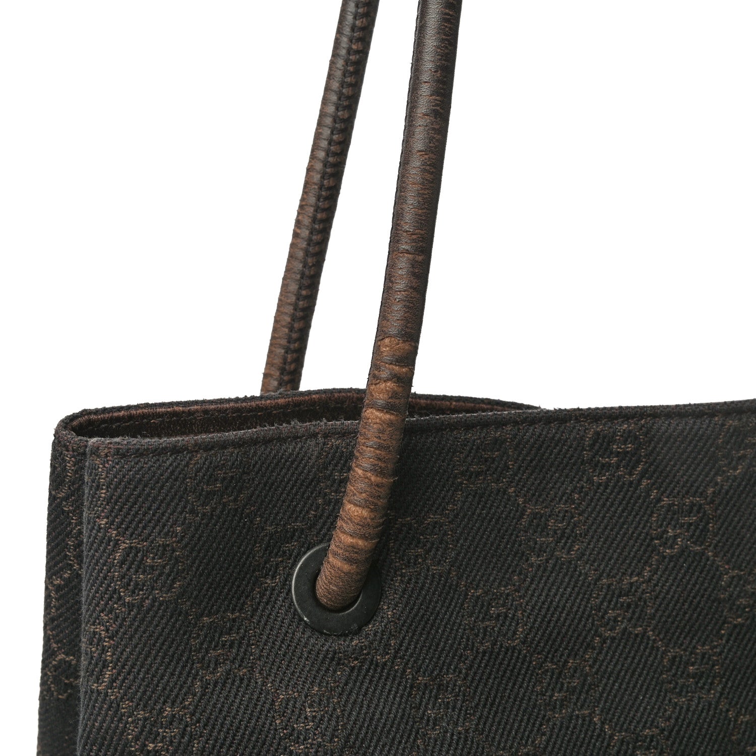 Gucci Nylon Monogram Gifford Tote Brown 15 of 30