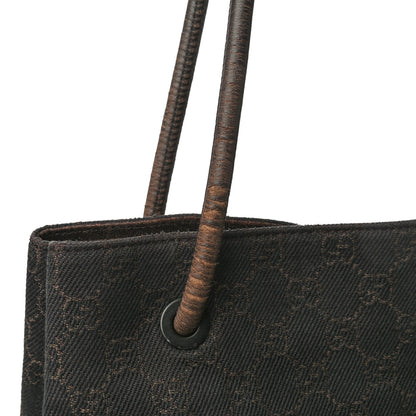 Gucci Nylon Monogram Gifford Tote Brown 15 of 30